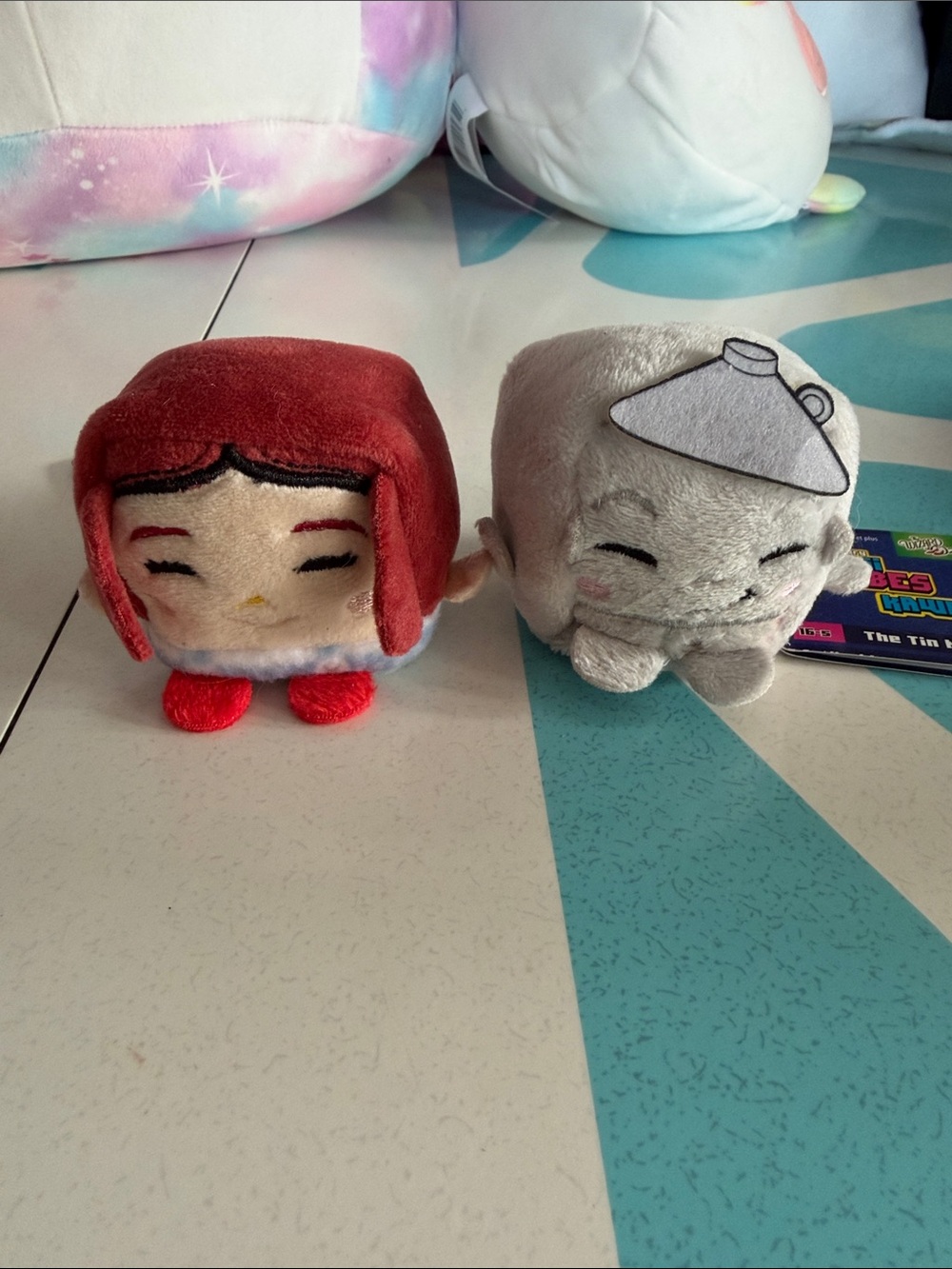 Wizard of Oz Kawaii Cubes - Tin Man & Dorothy set of 2 - NWT
